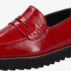 Paul Green Loafers Instappers Dames Rood