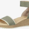Paul Green Sandalen Met Hak Sandaal Dames Groen