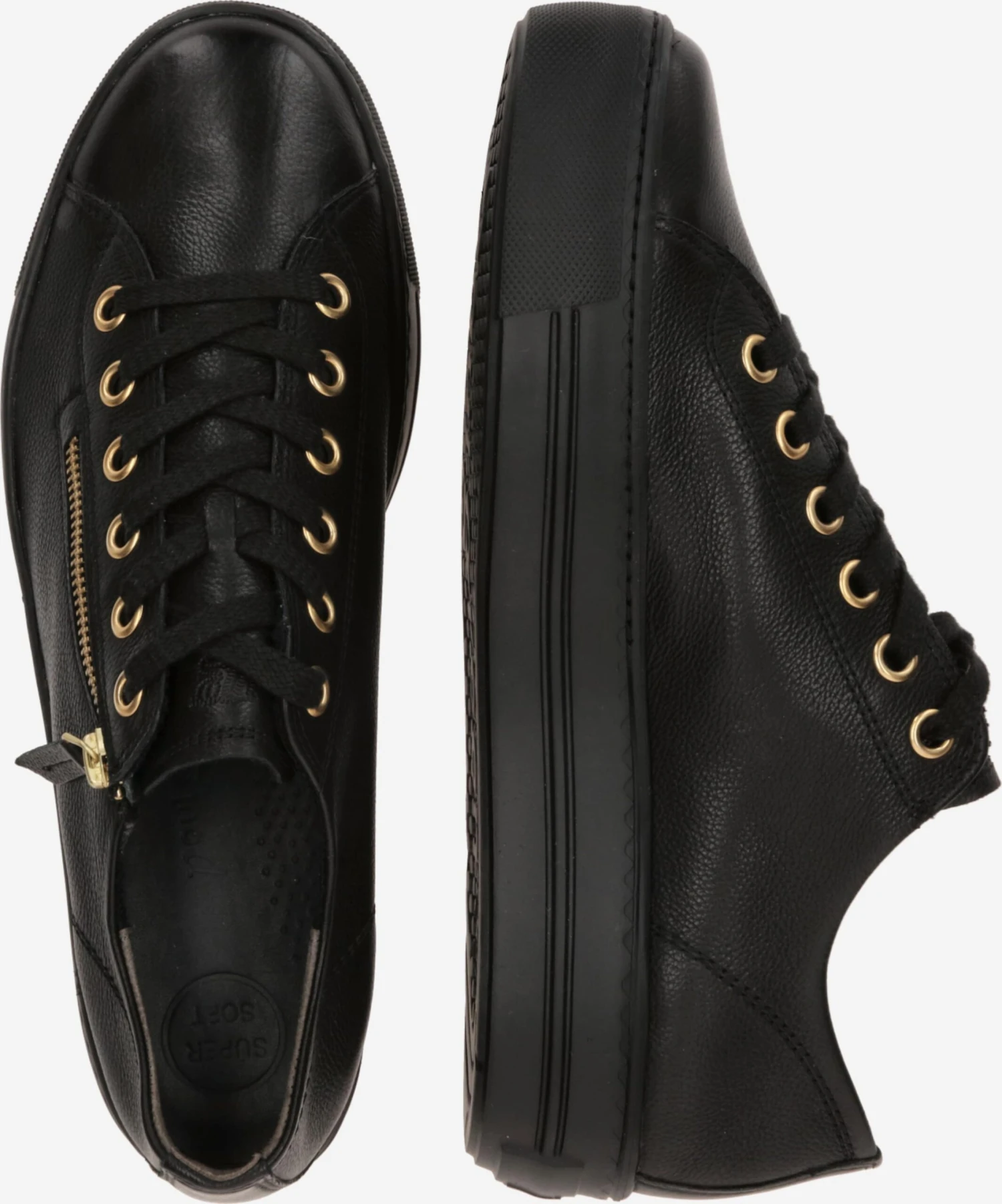 Paul Green Casual Sneakers Sneakers Laag Mastercalf Dames Zwart 2 Paul Green Casual Sneakers Sneakers Laag Mastercalf Dames Zwart - Afbeelding 2