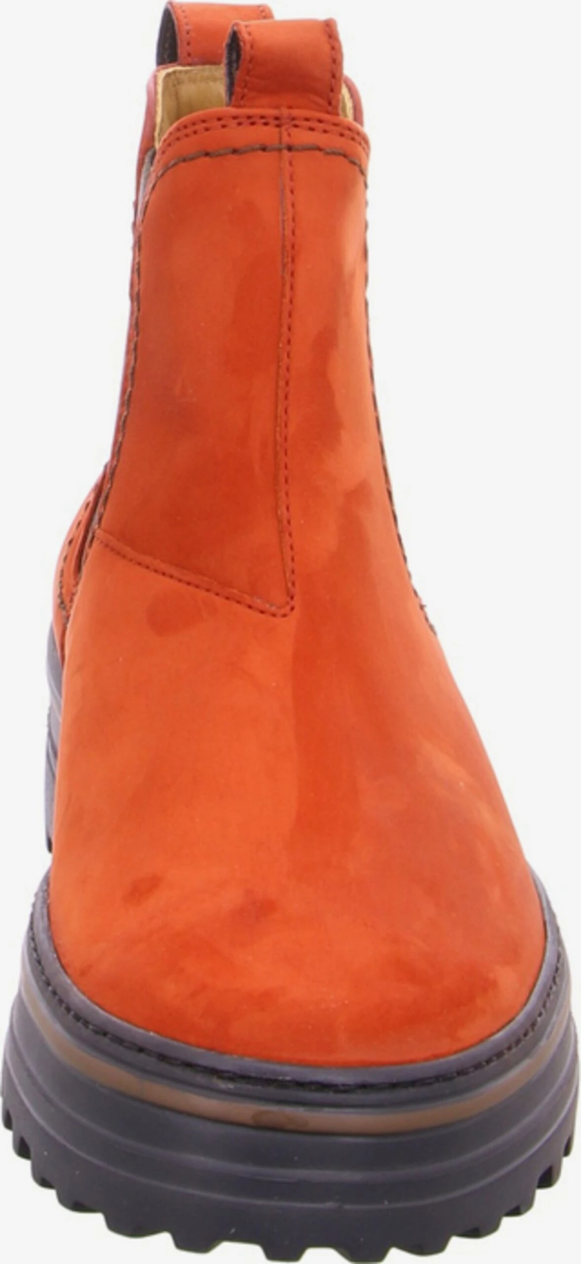 Paul Green Enkellaarsjes Chelsea Boots Dames Donkeroranje 5 Paul Green Enkellaarsjes Chelsea Boots Dames Donkeroranje - Afbeelding 5