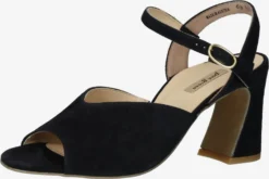 Paul Green Sandalen Met Hak Sandalen Met Riem Dames Donkerblauw