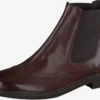 Paul Green Enkellaarsjes Chelsea Boots Dames Donkerbruin