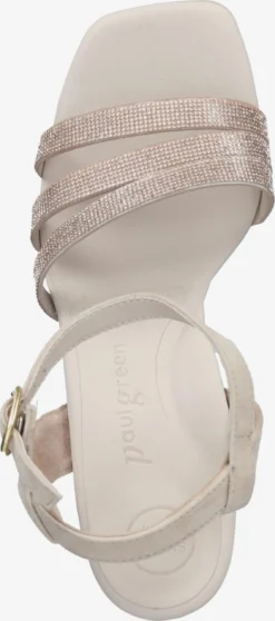 Paul Green Sandalen Met Hak Sandalen Met Riem Dames Donkerbeige -Paul Green 17b27b50f8bd18e33d8740a63a4868a3 scaled