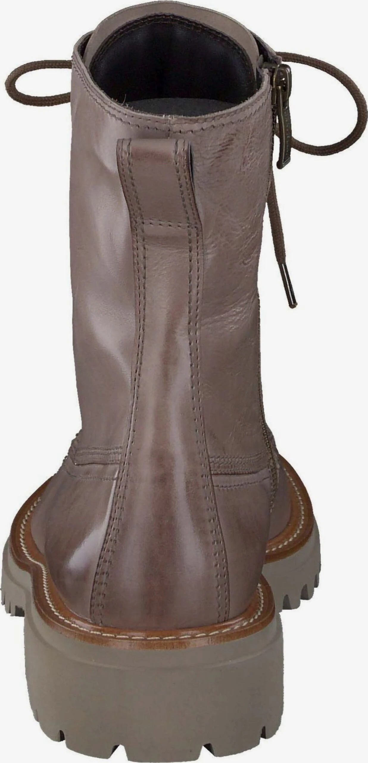 Paul Green Enkellaarsjes Veterlaarsjes Dames Mokka 5 Paul Green Enkellaarsjes Veterlaarsjes Dames Mokka - Afbeelding 5