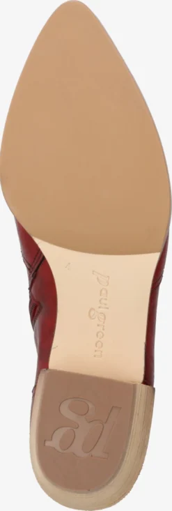 Paul Green Overige Enkellaarsjes Enkellaarsje Dames Rood -Paul Green 1e04e9b5bdb74f2c3cf2f2530301531c scaled