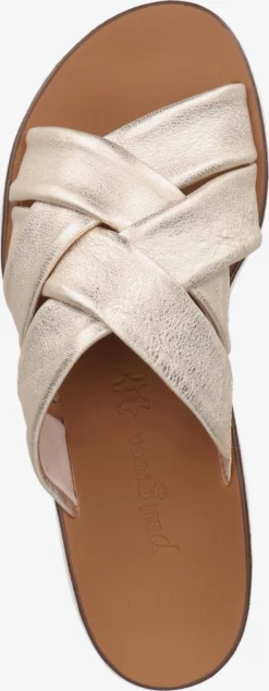 Paul Green Sandalen Met Hak Muiltjes Dames Goud -Paul Green 1e1d23e98a8d59c7cb1a7780988384a7 scaled