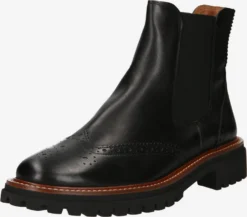 Paul Green Enkellaarsjes Chelsea Boots Dames Zwart
