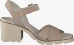 Paul Green Sandalen Met Hak Sandalen Met Riem Dames Beige -Paul Green 24f72866d4f57f56989aab77f0d27e9a