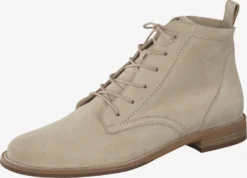 Paul Green Enkellaarsjes Veterlaarsjes Dames Sand