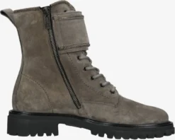 Paul Green Enkellaarsjes Veterlaarsjes Dames Grijs -Paul Green 2d91521d5756e5b86ff4daee7c254fe1