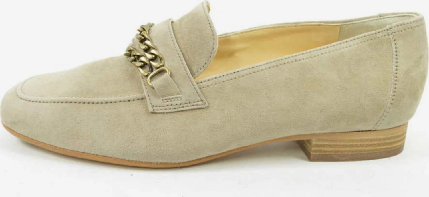 Paul Green Loafers Instappers Dames Ecru 2 Paul Green Loafers Instappers Dames Ecru - Afbeelding 2