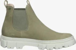 Paul Green Enkellaarsjes Chelsea Boots Dames Groen -Paul Green 2f66f80f617fa24ea7c3cc085b8ba928