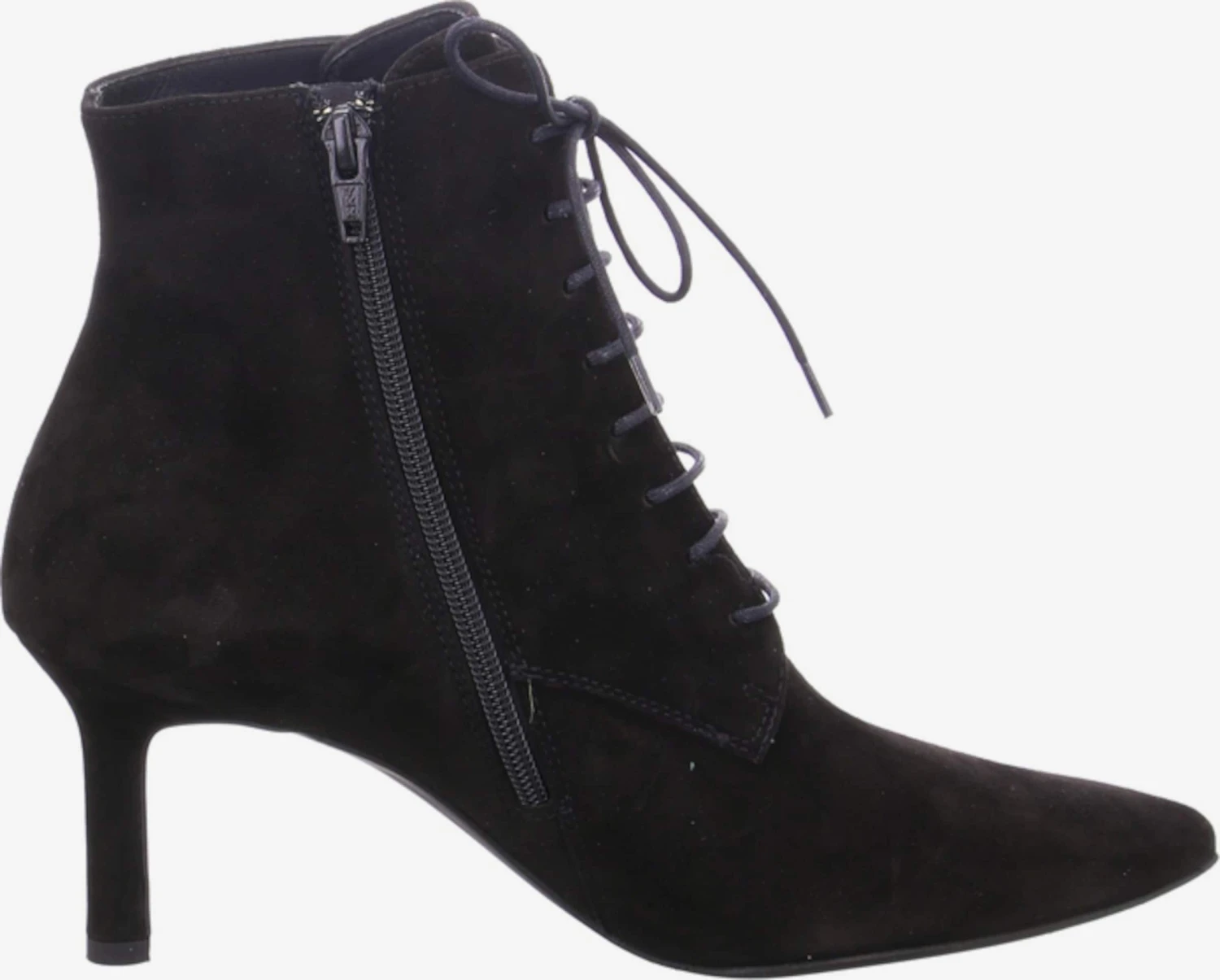 Paul Green Enkellaarsjes Veterlaarsjes Dames Zwart 4 Paul Green Enkellaarsjes Veterlaarsjes Dames Zwart - Afbeelding 4