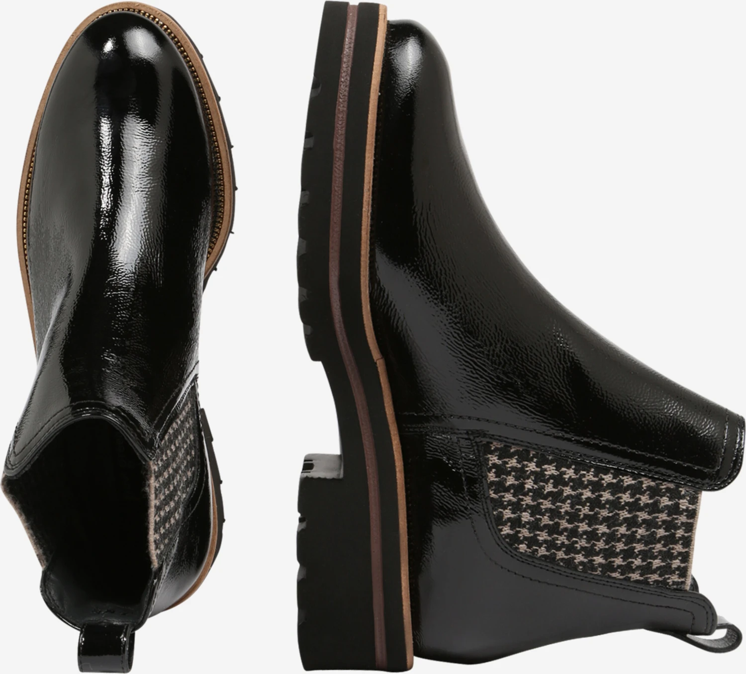 Paul Green Enkellaarsjes Chelsea Boots Dames Zwart 2 Paul Green Enkellaarsjes Chelsea Boots Dames Zwart - Afbeelding 2