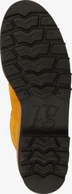 Paul Green Enkellaarsjes Veterlaarsjes Dames Safraan -Paul Green 3bd594391699b08c69c314d9b796101d scaled