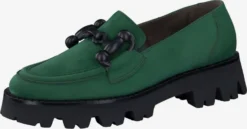 Paul Green Loafers Instappers Dames Groen