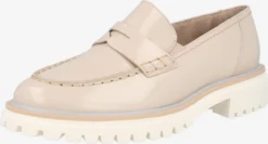 Paul Green Loafers Instappers BRUSH Dames Lichtbeige
