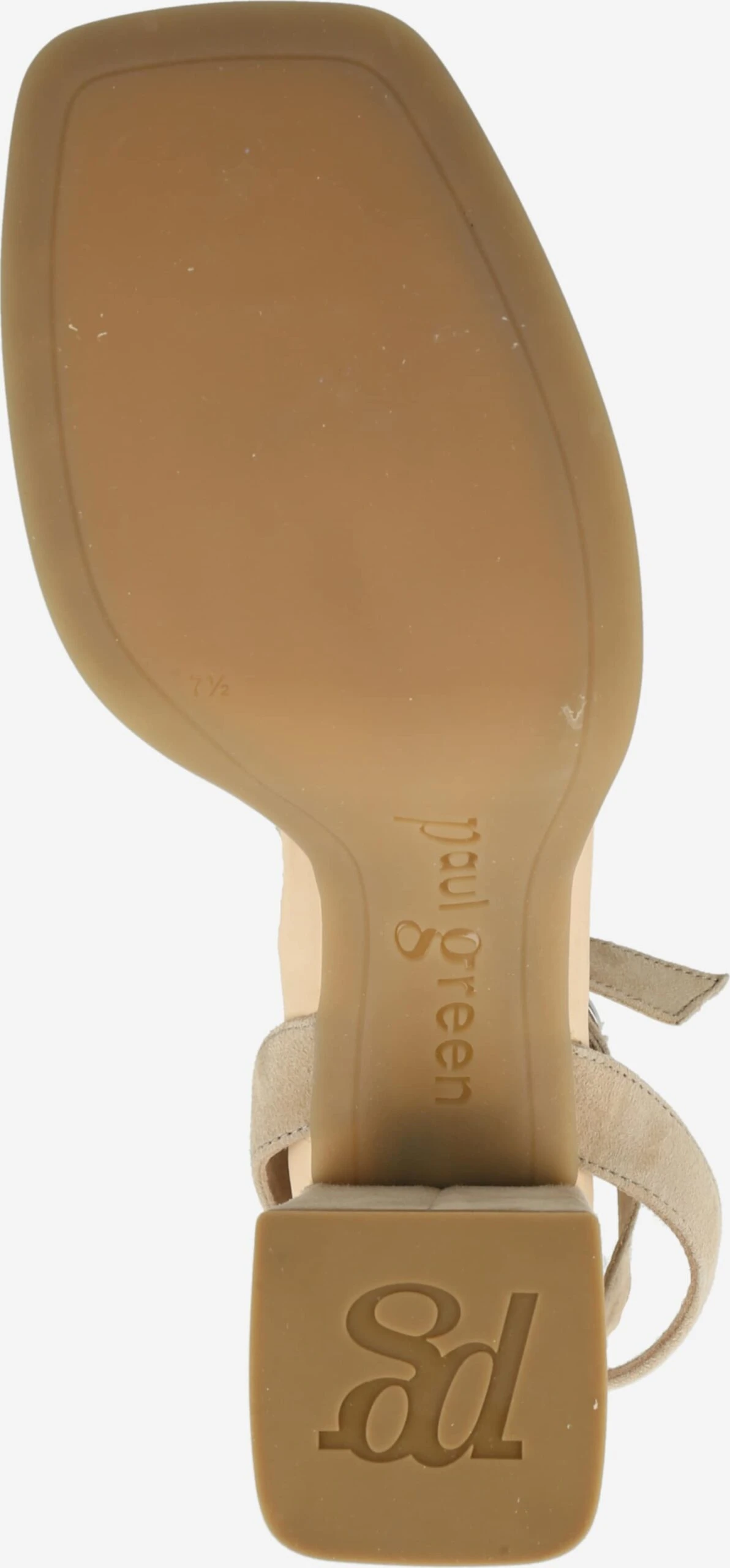 Paul Green Sandalen Met Hak Sandaal Dames Champagne 3 Paul Green Sandalen Met Hak Sandaal Dames Champagne - Afbeelding 3