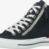 Paul Green Hoge Sneakers Sneakers Hoog Dames Zwart