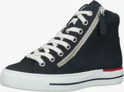 Paul Green Hoge Sneakers Sneakers Hoog Dames Zwart