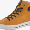 Paul Green Hoge Sneakers Sneakers Hoog Dames Mosterd