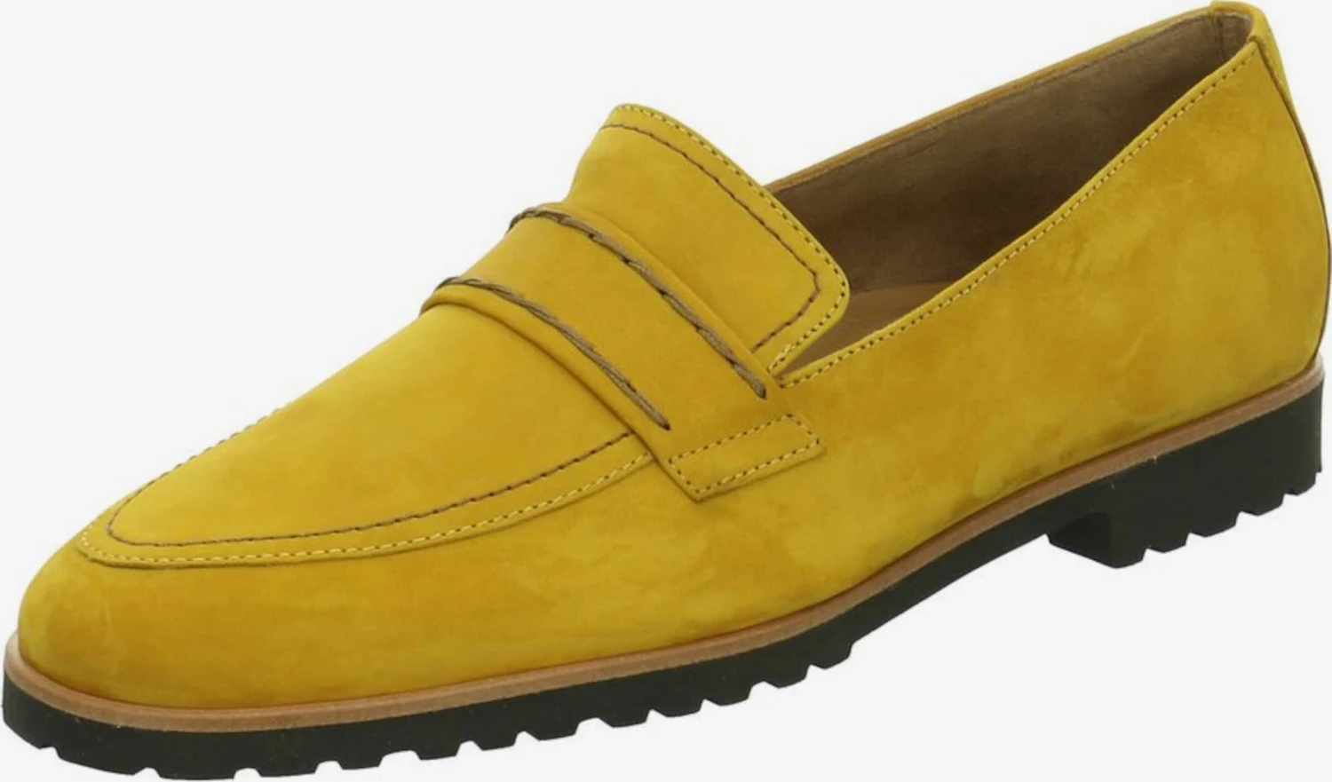 Paul Green Loafers Instappers Dames Mosterd 1 Paul Green Loafers Instappers Dames Mosterd