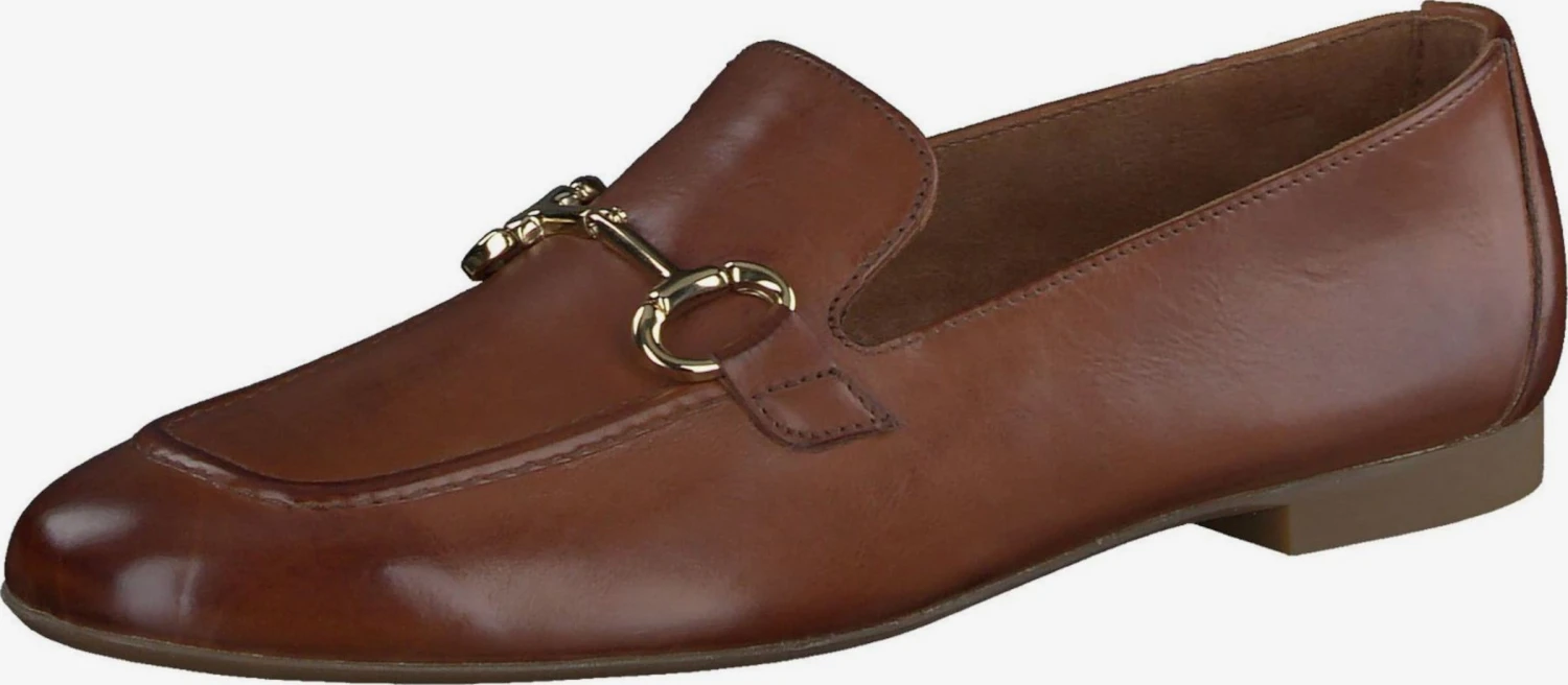Paul Green Loafers Instappers Dames Cognac 1 Paul Green Loafers Instappers Dames Cognac