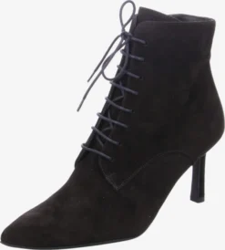 Paul Green Enkellaarsjes Veterlaarsjes Dames Zwart