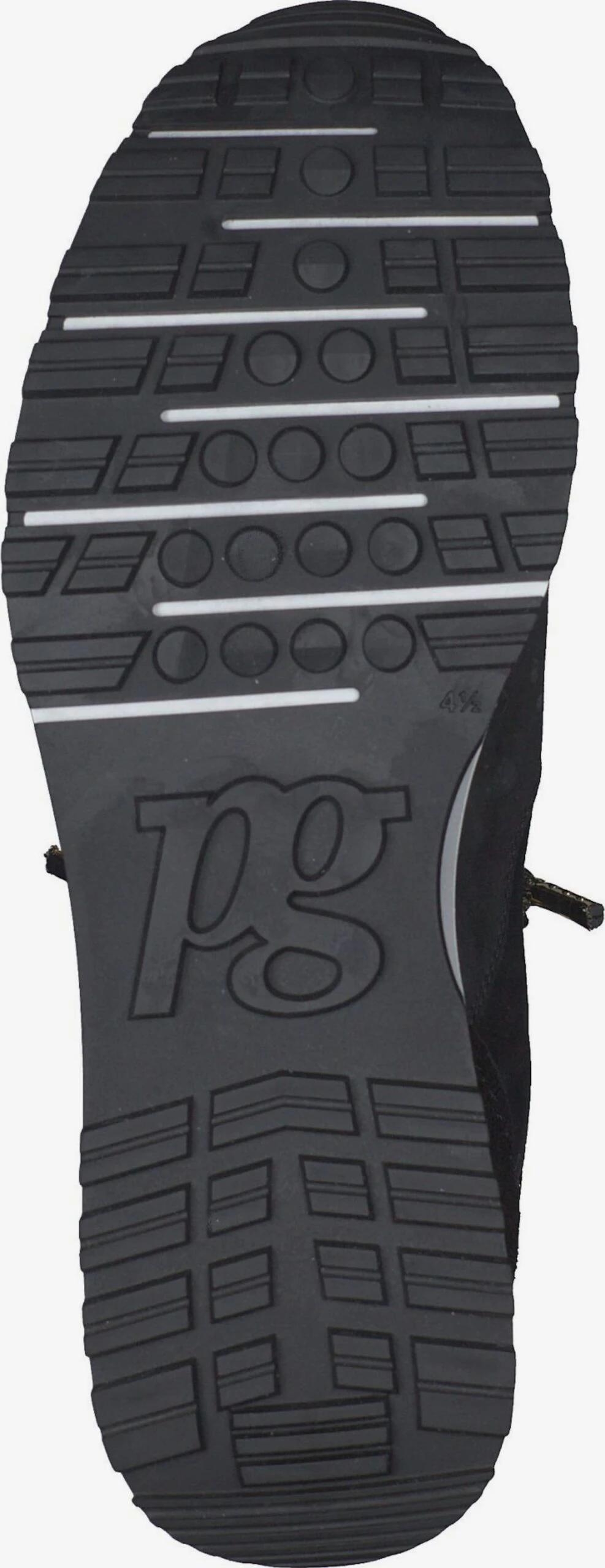 Paul Green Hoge Sneakers Sneakers Hoog Dames Zwart 7 Paul Green Hoge Sneakers Sneakers Hoog Dames Zwart - Afbeelding 7