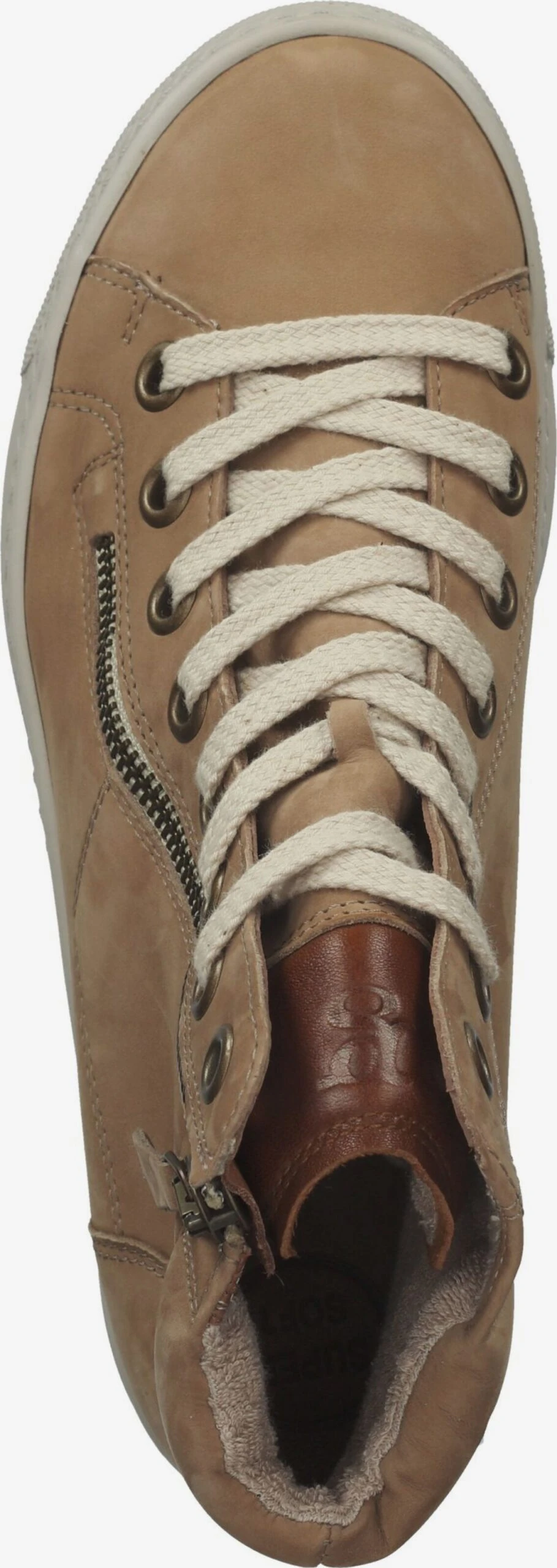 Paul Green Hoge Sneakers Sneakers Hoog Dames Lichtbruin 6 Paul Green Hoge Sneakers Sneakers Hoog Dames Lichtbruin - Afbeelding 6