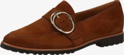 Paul Green Loafers Instappers Dames Karamel