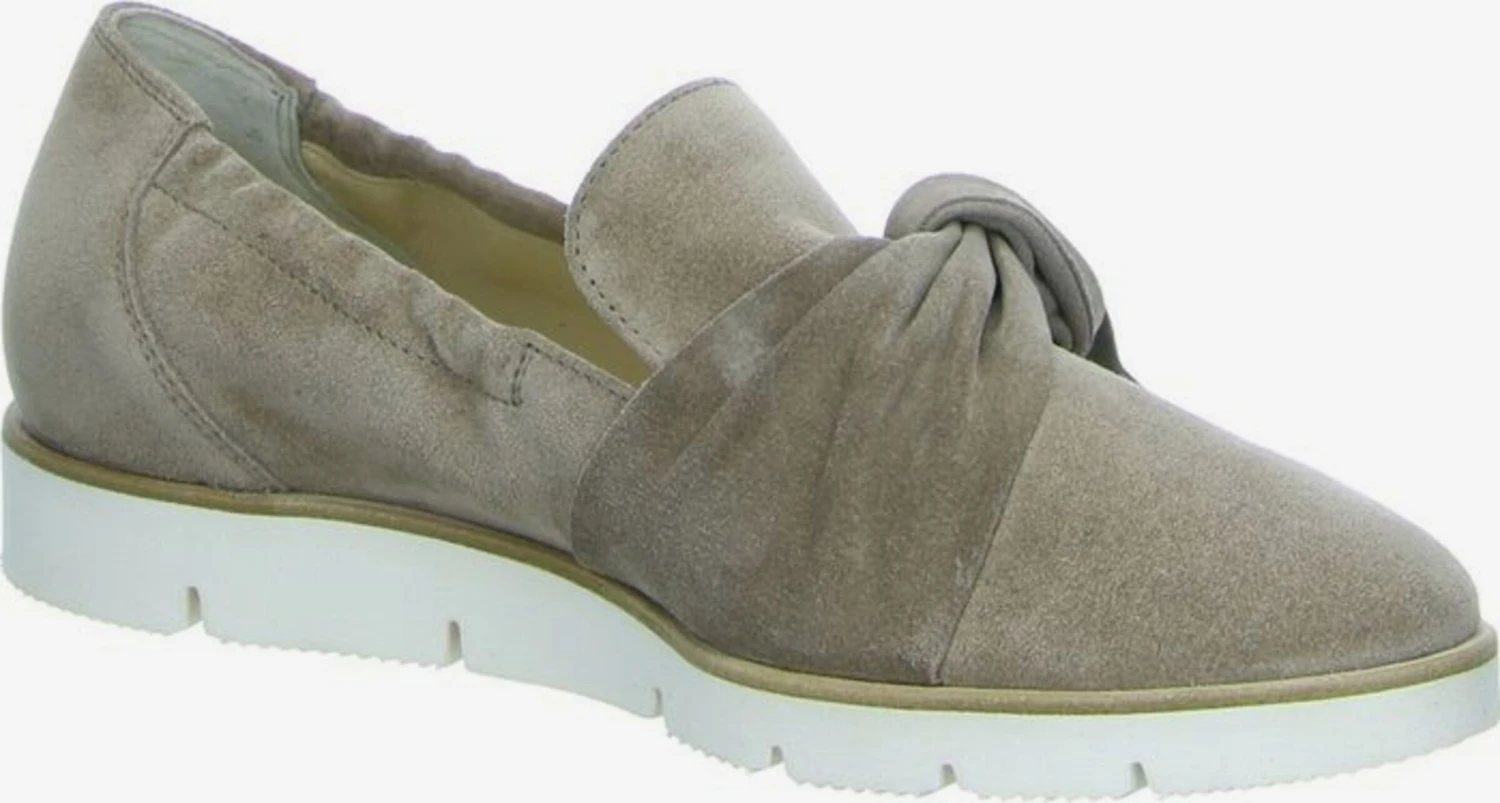 Paul Green Loafers Instappers Dames Taupe 4 Paul Green Loafers Instappers Dames Taupe - Afbeelding 4