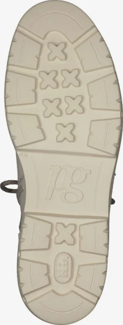 Paul Green Enkellaarsjes Veterlaarsjes Dames Lichtbeige -Paul Green 5058c8c9e082fb95069b956c0443b55e scaled