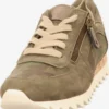 Paul Green Fashion Sneakers Sneakers Laag Dames Olijfgroen