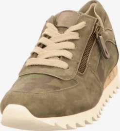 Paul Green Fashion Sneakers Sneakers Laag Dames Olijfgroen