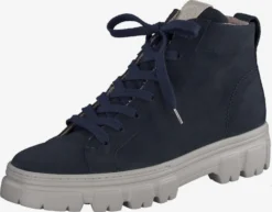 Paul Green Enkellaarsjes Veterlaarsjes Dames Navy