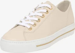 Paul Green Casual Sneakers Sneakers Laag Dames Crème