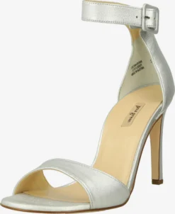 Paul Green Sandalen Met Hak Sandaal Dames Zilver