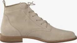 Paul Green Enkellaarsjes Veterlaarsjes Dames Sand -Paul Green 5c23f323b4091fc9fce037f78f542587