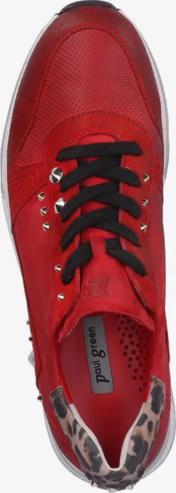 Paul Green Fashion Sneakers Sneakers Laag Dames Rood -Paul Green 63c245ff5e48437d43d47599373f67df scaled