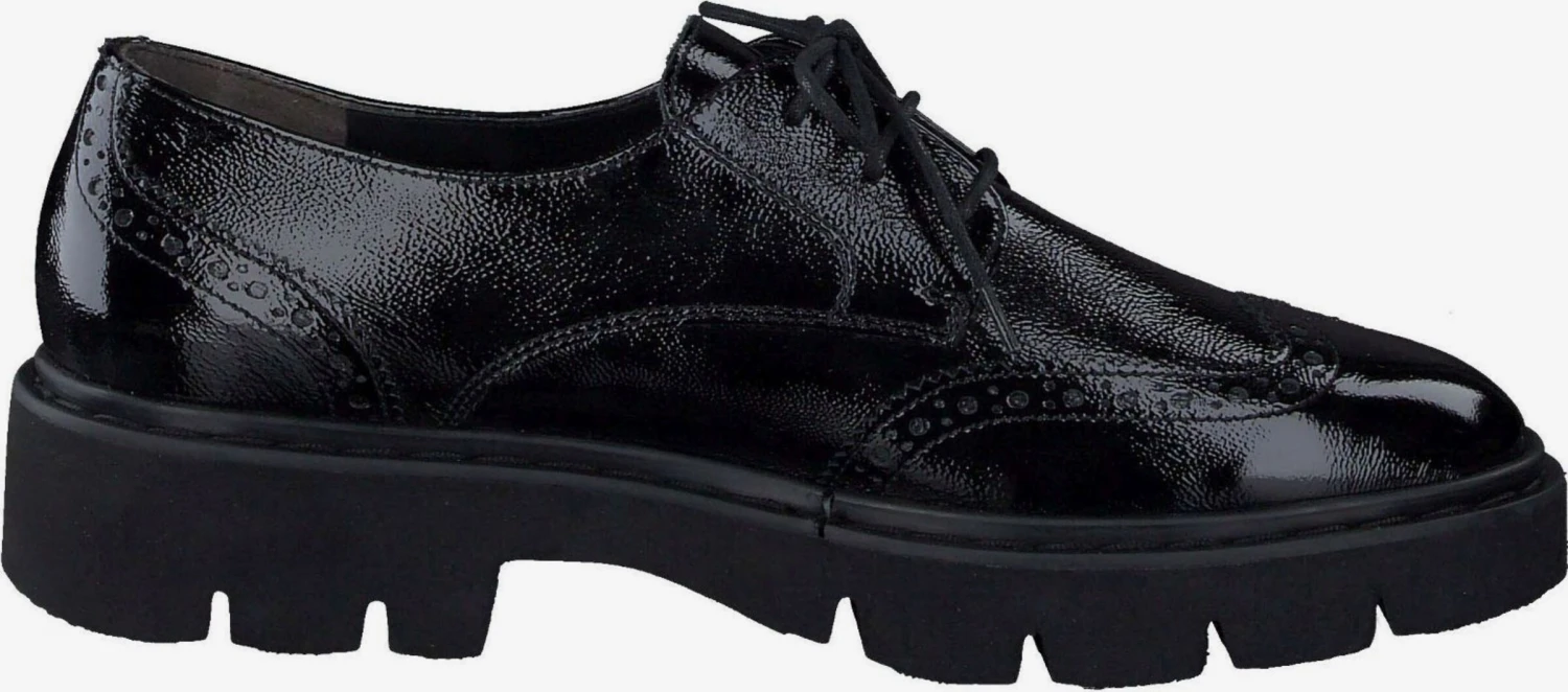 Paul Green Veterschoenen Veterschoen Dames Zwart 4 Paul Green Veterschoenen Veterschoen Dames Zwart - Afbeelding 4