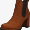 Paul Green Enkellaarsjes Chelsea Boots Dames Karamel