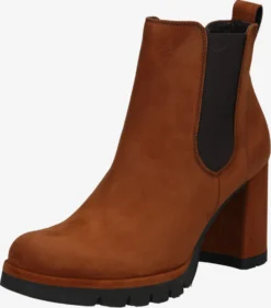 Paul Green Enkellaarsjes Chelsea Boots Dames Karamel