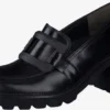 Paul Green Loafers Instappers Dames Zwart