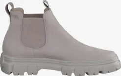 Paul Green Enkellaarsjes Chelsea Boots Dames Lichtgrijs -Paul Green 754027e5d32c614b583aa02fb3e5252e