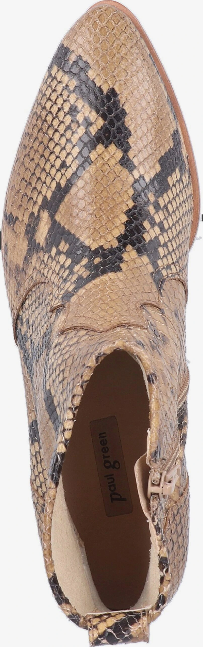 Paul Green Overige Enkellaarsjes Enkellaarsje Dames Beige 6 Paul Green Overige Enkellaarsjes Enkellaarsje Dames Beige - Afbeelding 6