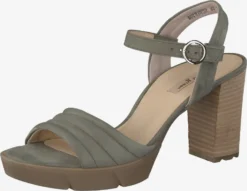 Paul Green Sandalen Met Hak Sandalen Met Riem Dames Jade Groen