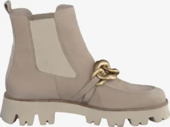 Paul Green Enkellaarsjes Chelsea Boots Dames Beige -Paul Green 7e62391f196a7d5084bb8db7730d41a7