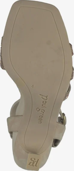 Paul Green Sandalen Met Hak Sandalen Met Riem Dames Donkerbeige -Paul Green 873d2d67d425c25ec97d9efbe9ecb157 scaled
