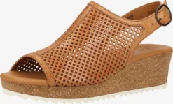 Paul Green Sandalen Met Hak Sandaal Dames Lichtbruin